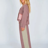 Patchwork Pant - Hounds Tooth Combo