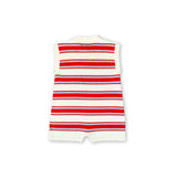 Organic Island Stripe Playsuit