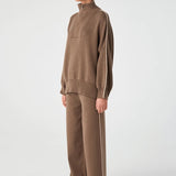 Milan Zip Sweater - Cacao