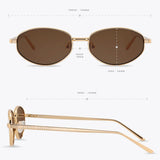 Enigma Sunglasses - Gold
