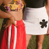 Terry Towelling Shorts - Chilli