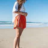 Terry Towelling Shorts Coral
