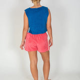 Terry Towelling Shorts - Strawberry