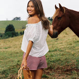 Jasmine Blouse - Powder Blue