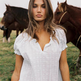 Jasmine Blouse - Powder Blue