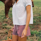 Jasmine Blouse - Powder Blue